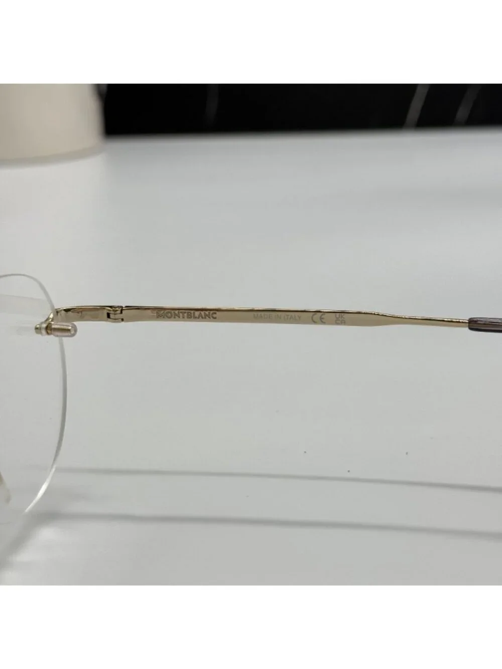 NWT Montblanc Rimless Eyeglasses MB0268O 001